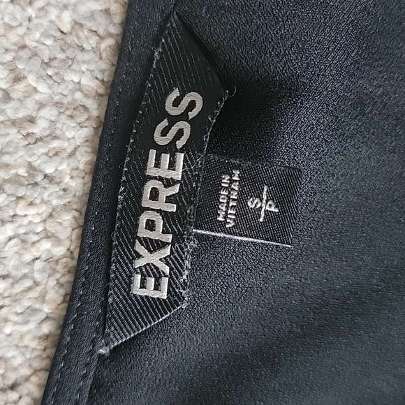 Express black satin lace tank top size small - Picture 5 of 7